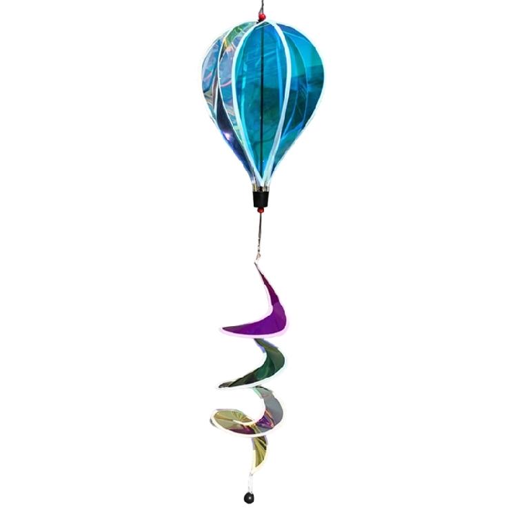 Multifunctional PVC Rotating Hot Air Balloon Wind Spinner for Outdoor Gardens Patios Balcony Weather Proof Ornaments