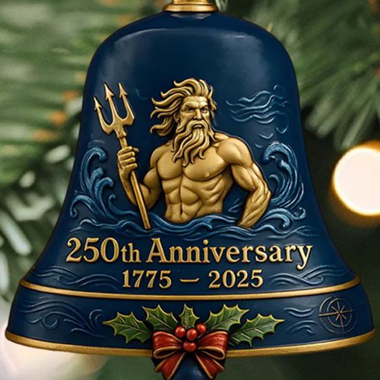 U.S. 250th Anniversary Bell Ornament Commemorative Doorbell of The United States Christmas Tree Hanging Ornament Patriotic Gifts for Collectors