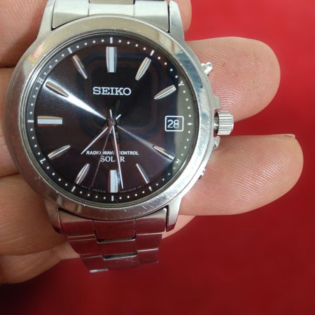 no218 SEIKO radio solar watch