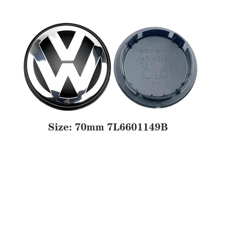 HIJK1 4pcs 55mm 56mm 65mm 70mm Car Wheel Center Caps Hubcap Cover for VW Volkswagen Jetta MK5 Golf Passat styling 3B7601171 1J0601171