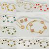 Elegant Light Luxury 13mm Clover Five-Petal Jewelry Set: Bracelet, Necklace, Earrings.