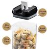 Fiyobo Airtight Food Storage Container Set 7 Pieces BPA Free Plastic Kitchen Organization and Storage