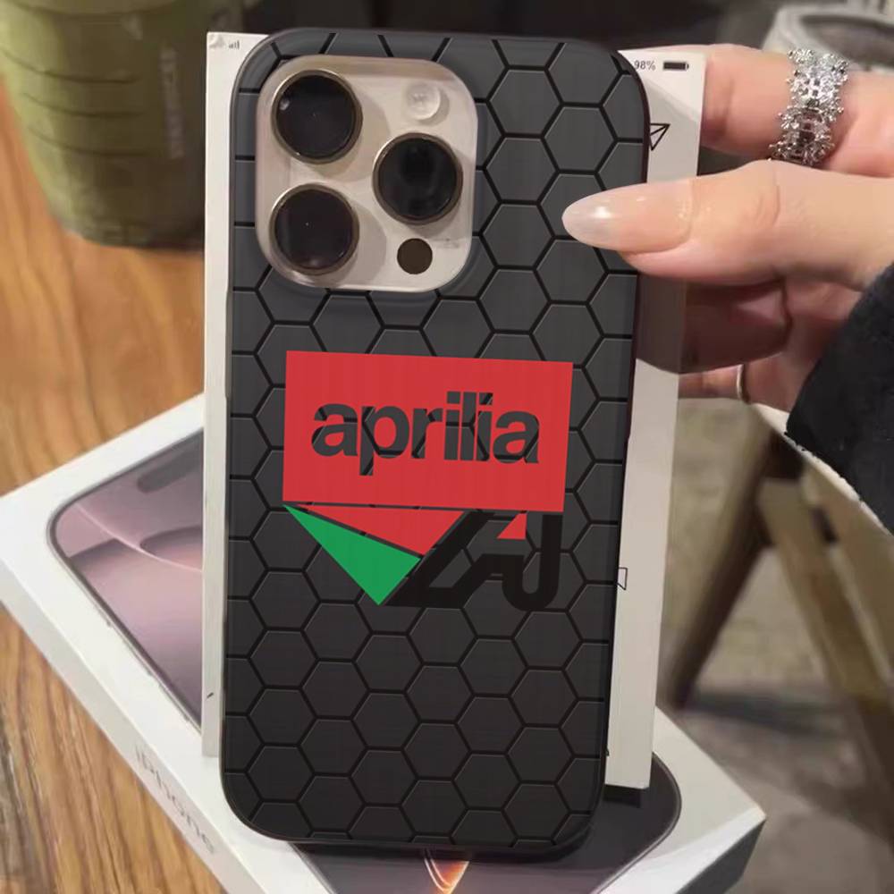 

Cool A-Aprilia Racing For IPhone 15 16 17 14 13 12 11 Pro Max 16E 16 Plus 17 Air Corrugated Shockproof Phone Cover iPhone 12pro max