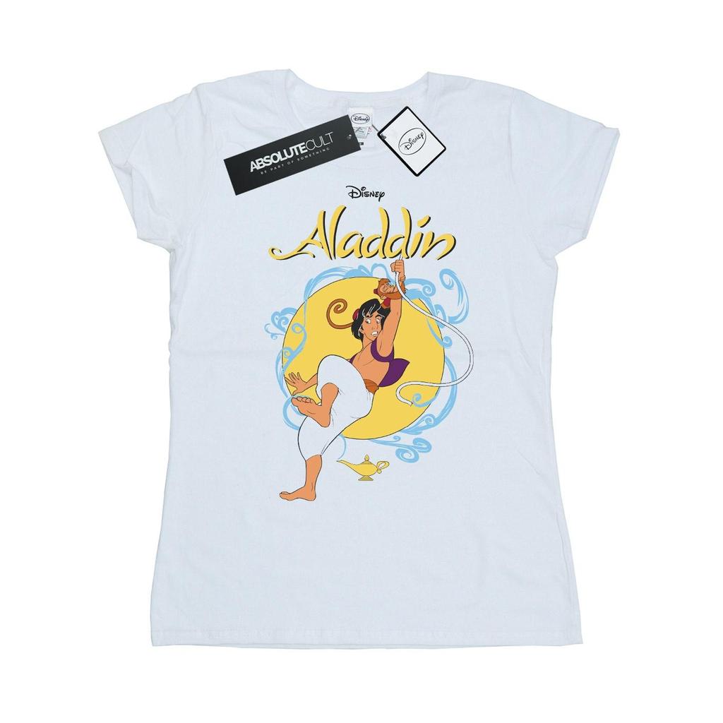 Disney Womens/Ladies Aladdin Rope Swing Cotton T-Shirt