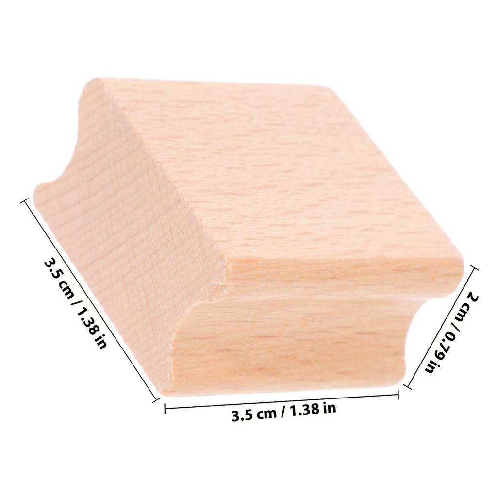 10Pcs Wooden Stamper Kit Fun Creative DIY Seal for Learning Scrapbook Cards Invitations Letters Planner Journal Use