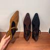 Retro Pointed Mary Jane Shoes Women's Autumn Versatile Temperament Autumn New Daily Women's Shoes Single Shoes
