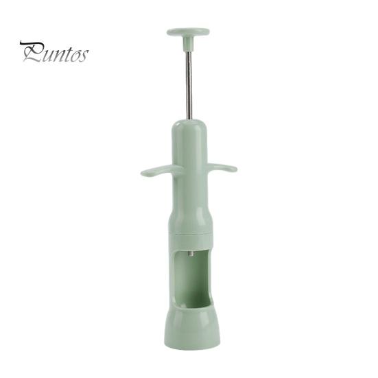 Red Dates Slicer Anti-slip Plastic Shell Press Type Stainless Steel Red Date Corer Manual Tool Cherry Pitter Fruit Core Seeds Remover Kitchen Gadgets