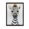 Plakat Wesoła Zebra Plakat Wesoła Zebra, 30X40 Cm, Rama Aluminiowa Czarna, Papier Matowy 230 Gsm