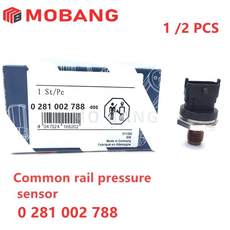 Brand New 0281002788 0281002405 Fuel Rail Pressure Sensor For Peugeot Boxer Citroen Jumper Opel Omega Range Rover III