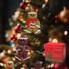 16Pcs/set Kid Gift Gingerbread Man Ornament PVC Xmas Tree Decoration Christmas Tree Pendant