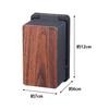 Yamazaki Jitsugyo 3412 Outlet Guard černý Přibl. Š7 x H6 x V12cm Woody WOODY Kryt vývodu Plný Kryt Typ Prevence neplechy Odpuzovač prachu