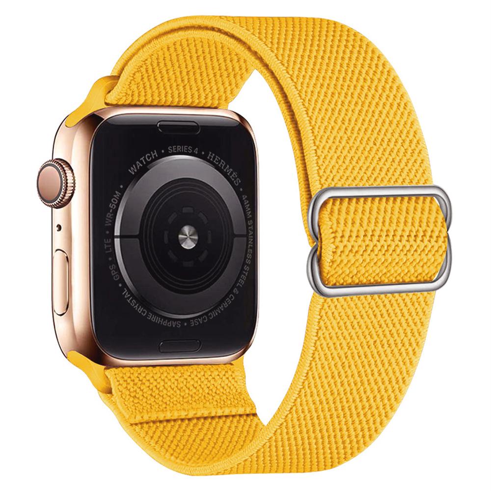 Verstellbares gewebtes Polyester-Uhrenarmband Ersatz für Apple Watch Serie 10 9 8 7 SE 6 5 4 3 2 1 42mm 41mm 40mm 38mm