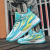 Large size autumn and winter new leather sneakers student youth basketball shoes rubber sole training running trendy shoes