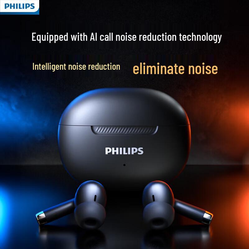 Philips TAT2020 Sports True Wireless Noise-Cancelling Earbuds