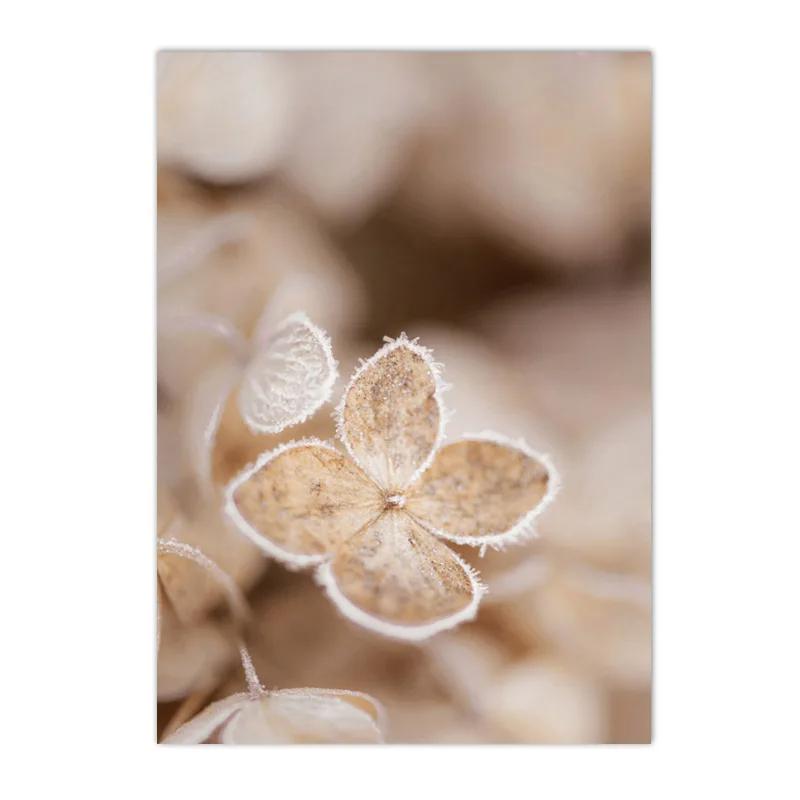 Beige Gras Blume Reed Leinwand Malerei Herbst Landschaft Eichhörnchen Schafe Wand Kunst Drucke Nordic Poster Bild Wohnzimmer Dekor