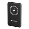 Verbatim 32240 Charge 'n' Go Magnetic Wireless Power Bank 5000mAh, Black