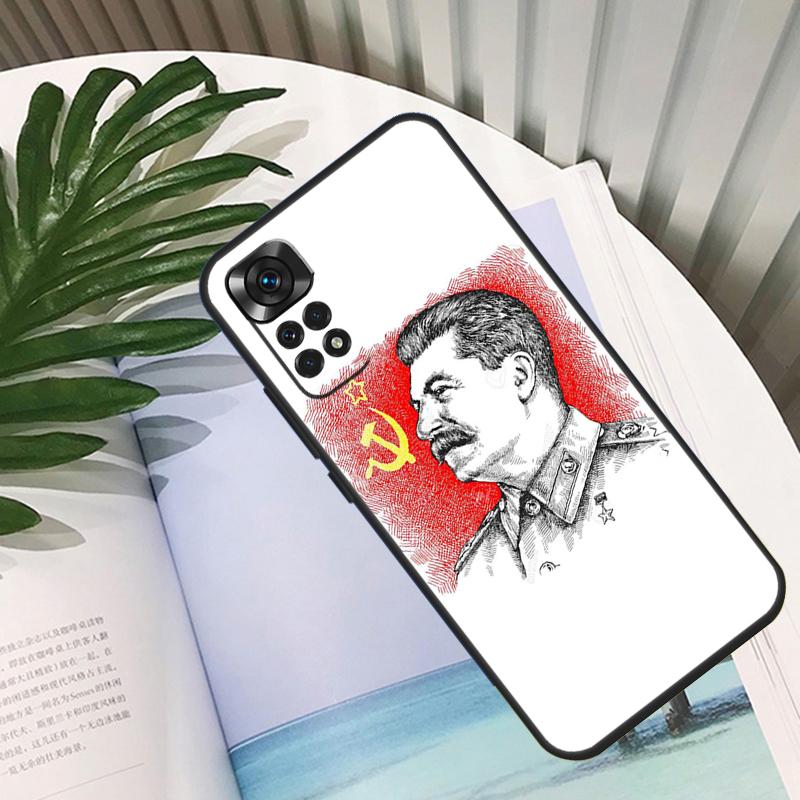 

Stalin Soviet For Xiaomi Redmi 10C 9C 12C 10A 9T Case For Redmi Note 12 8 9 10 11 Pro 9S 10S 11S Cover Redmi Note 8T