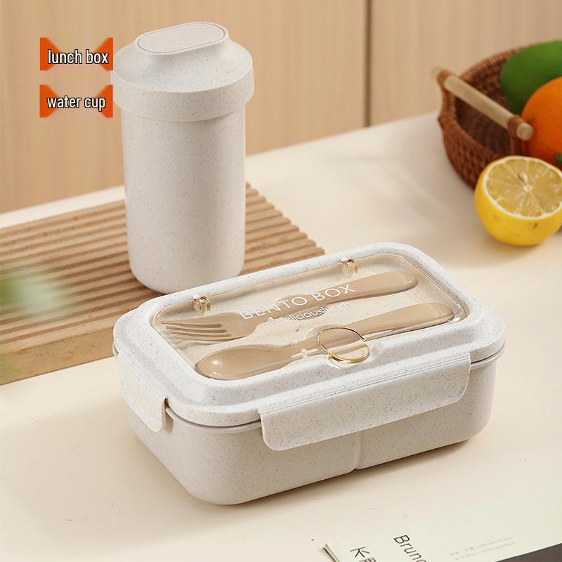 Microwaveable Bento Box for Office Workers, Girls, Students - Light Meal, Fat Loss, Divided Lunchbox