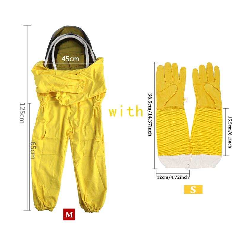 

1 комплект Детский костюм против пчел Дышащий костюм для детей Практика пчеловодства Детская одежда для пчеловодства Апикультура Оборудование и перчатки