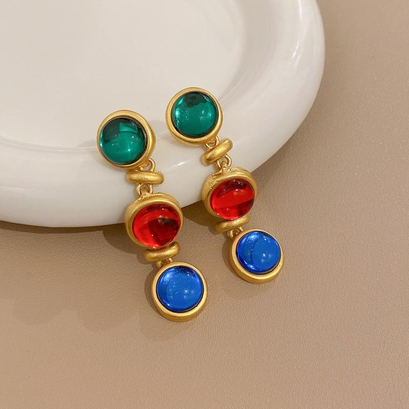 Vintage Court-Style High-End Retro Earrings for Women