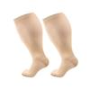 Solid Color Compression Socks Plus Size Hosiery New Calf Socks  Women Men
