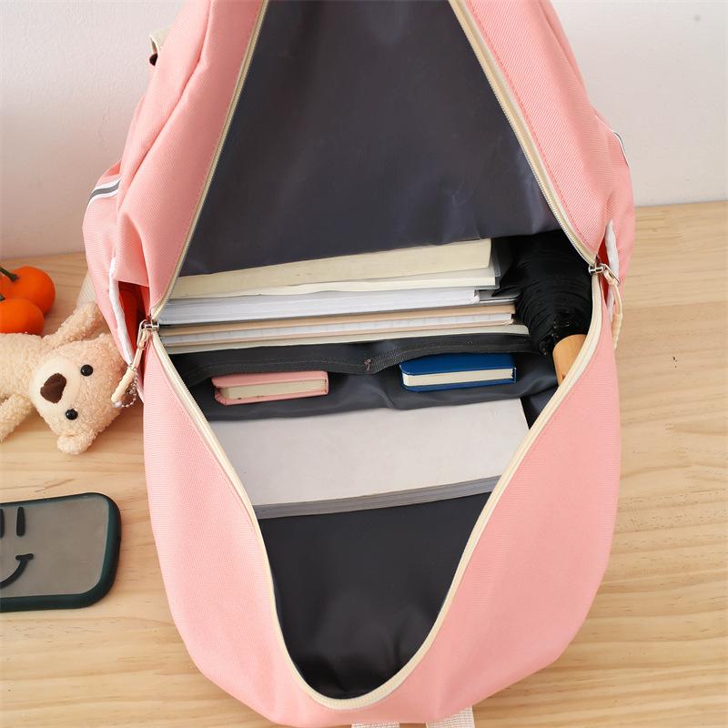 Backpack Female College Primary School Students Junior High School Students School Bag Large Capacity Make-up Lesson Handbag