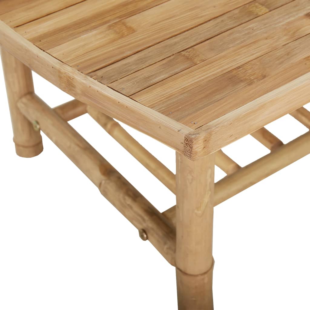 vidaXL Garten-Couchtisch 90x55x37 cm Bambus