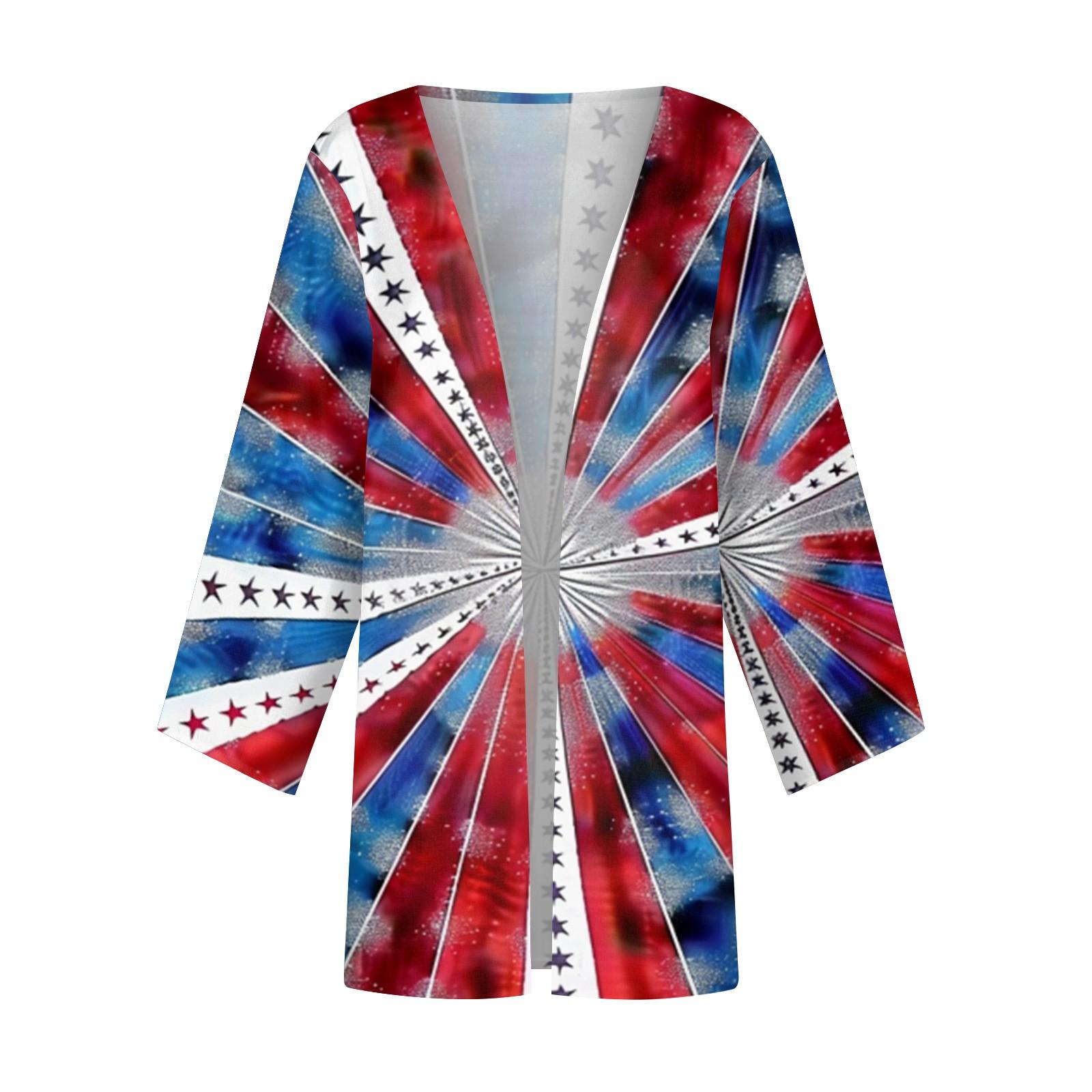 Женская повседневная модная легкая куртка средней длины с принтом — фото 4