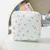 Corduroy Sanitary Pad Storage Bag With Large Capacity For Travel And Leisure Use