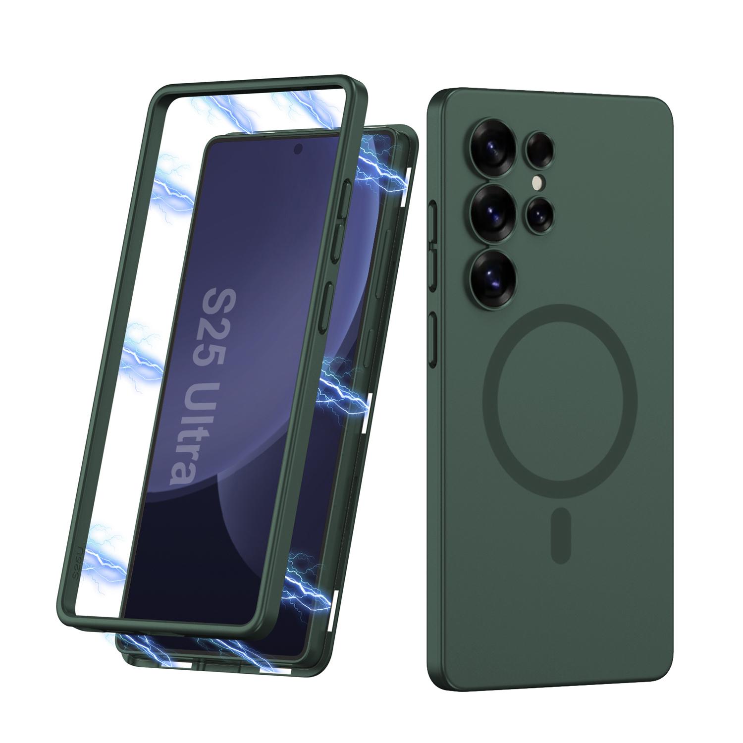 

Оригинальный чехол для телефона Samsung Galaxy S25 Ultra 5G, роскошный магнитный чехол 2 в 1 S25Ultra с беспроводной зарядкой, защитный чехол Galaxy S25 Ultra&Only Case (No Pen)