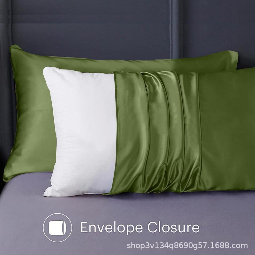 Silk Pillowcase For Hair And Skin With Zipper, Soft, Breathable, Smooth And Cool Pillowcase For Sleeping