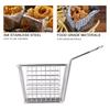 Stainless Steel Snack Basket Shrimp Fry Kitchen Baskets Pasta Boil Deep Frying Food Mesh Colander Reusable Practical Long Handle