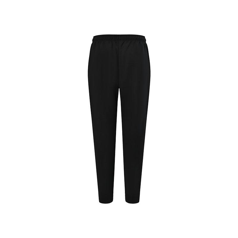 Li Ning Disney Collaboration Series Solid Color Mid Waist Loose Straight Leg Casual Pants Unisex pants Black AKLUD93-1