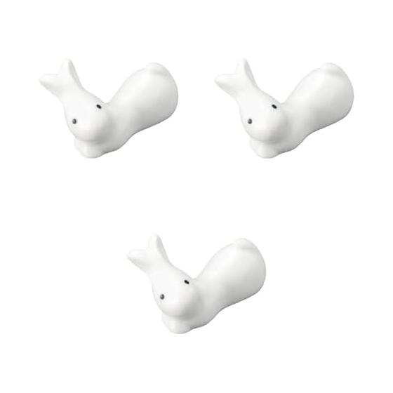 Blue-Eyed Rabbit Chopstick Rest 5.4x3cm Chopstick Rest Setomono Honpo