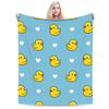 Duck Face Blankets Fleece  Warm Throw Blanket For Car Sofa Couch Bed Rug