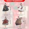 WTEMPO Christmas Dancing Angel Decor Doll Pendants Christmas Tree Hanging Ornaments Indoor & Outdoor Holiday Decoration Christmas Party Decoration