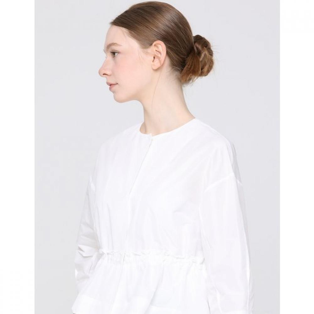 Son Jung Wan Women S Shirred Frill Zip Up Jacket Zjk6262310