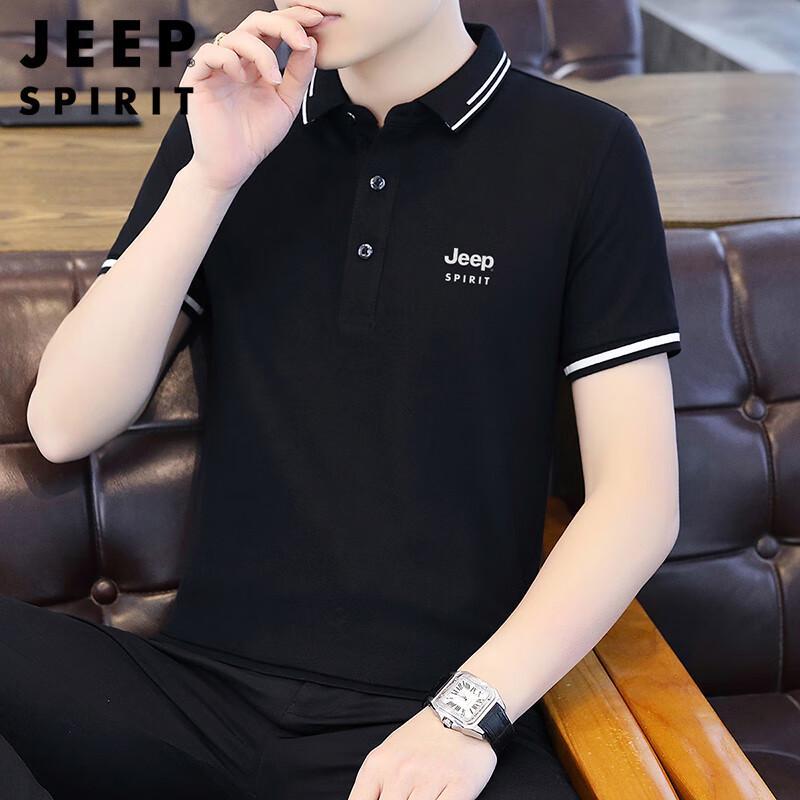 JEEP SPIRIT Men s Short Sleeve Polo T-Shirt XL