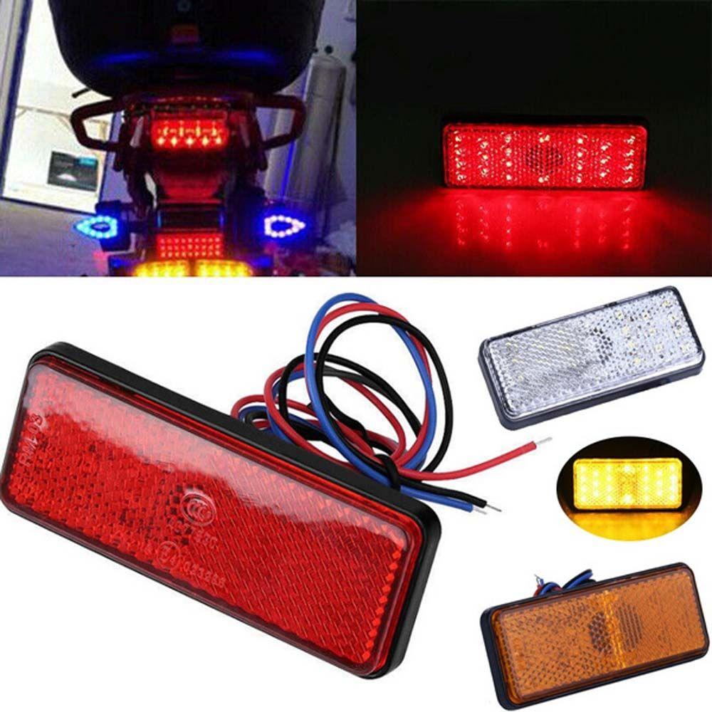 

Свет стоп-сигнала стоп-сигнала Turn Singal Light Автомобильные квадратные задние фонари Мотоциклетные задние стоп-сигналы