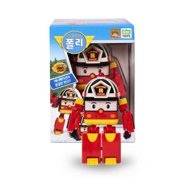 [Robocar Poli] Transformation Robot Deluxe Polly/Poacher/Mark/Helly/Bucky/Keaton/Droney/Sandy (4inch Size) Korean Toys