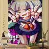 Himiko Toga Boku No Hero Academia Printed Wall Tapestry Indian Buddha Decoration Witchcraft Bohemian Hippie Wall Art Decor
