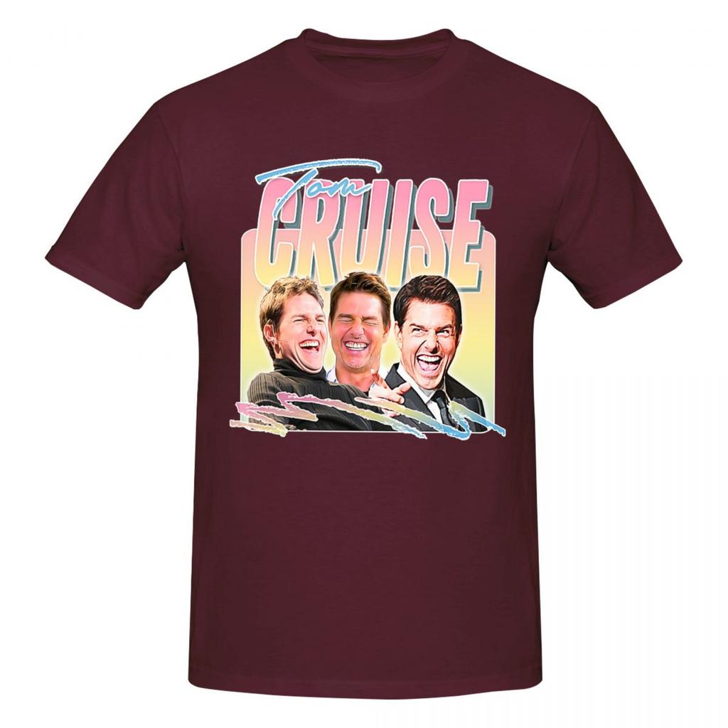 Unisex T-shirt Tom Cruise 2025 Streetwear Duży Rozmiar Bawełna Okrągły Dekolt Rękaw Niestandardowy T-shirt Unisex
