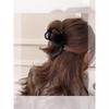 Retro Chic Hairball Claw Clip: Women's Updo Hairpin, Light Luxury Autumn/Winter Style