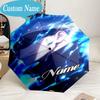 Custom Name Umbrella Jujutsu Power Umbrella 8-Frame for Travel, Camping, Casual Lightweight Portable, Essential for Family Gifts