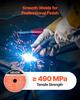 Flux Core MIG Welding Wire, E71T-11 0.9mm 0.45kg, Gasless Mild Steel Welding Wire with Low Spatter for All Position Arc Welding, Self-Shielded for