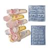 Nail Art Silicone Mold Cream Lace Shape Manicure Training Tool Professional Manicure Supplies for Various Occasion