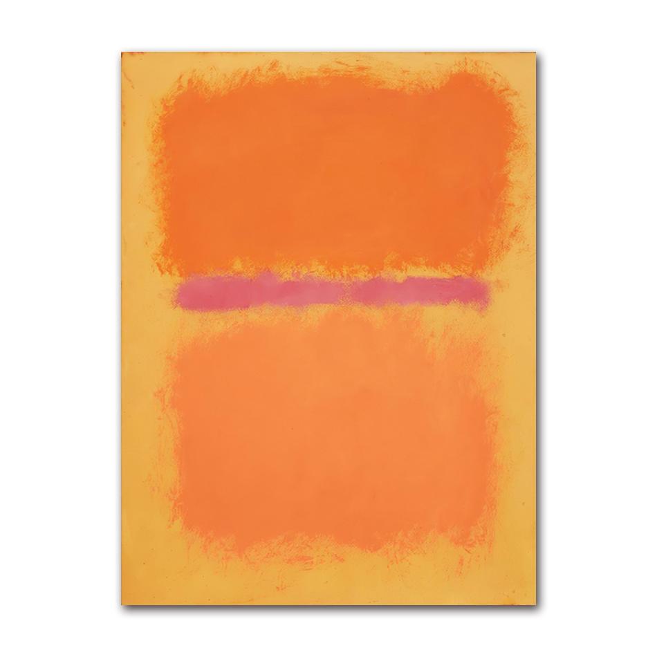 Famoso Poster di Opera d'Arte Astratta Colorata di Mark Rothko Pittura su Tela Arte Moderna da Parete Per Galleria Soggiorno Decorazione Casa