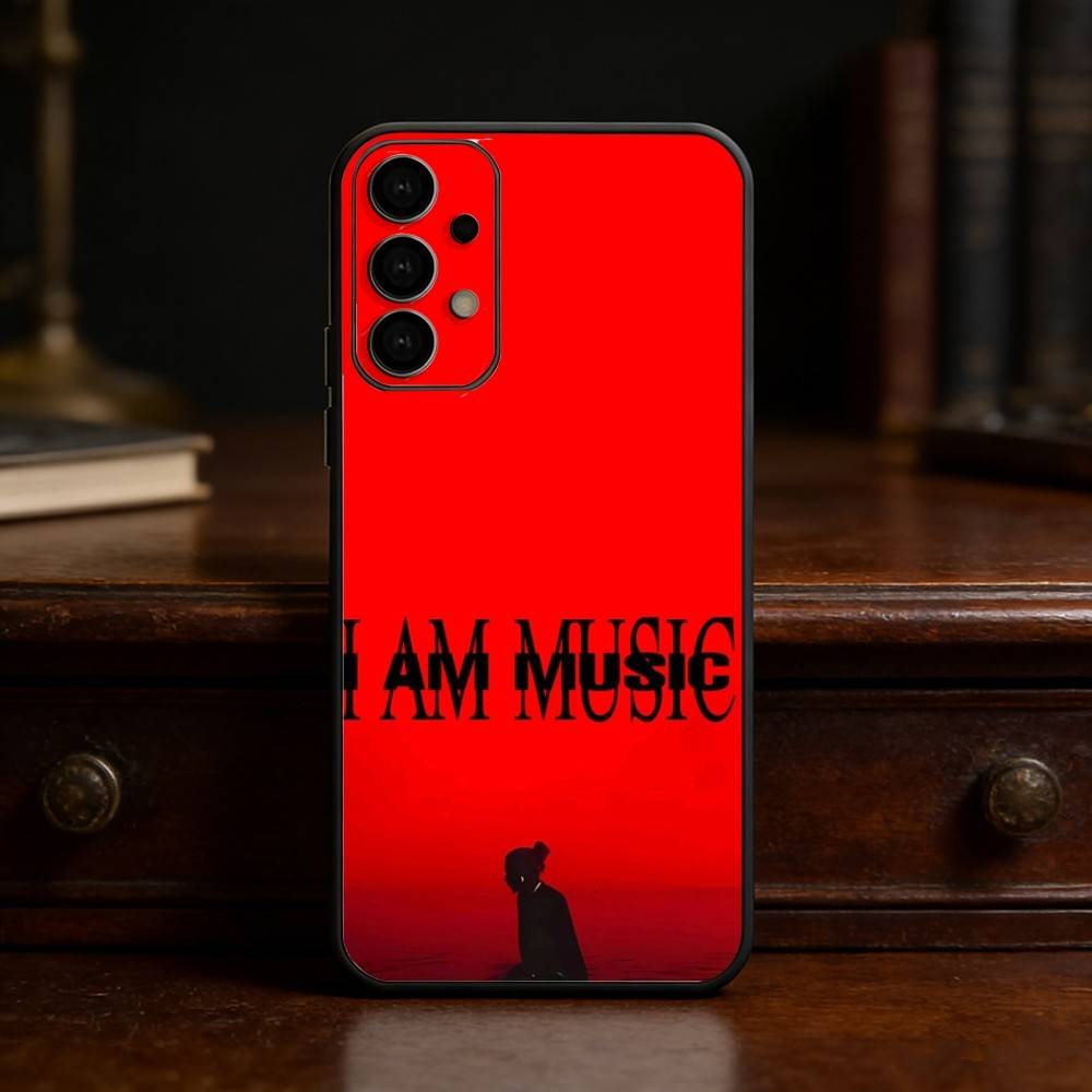 I AM MUSIC P-Playboi Carti Phone Case For Samsung S25,24,23,22,30,21,10,9,Ultra,Plus,Lite Soft Black Case