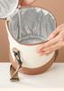 Insulated Round Lunch Bag for Office Workers - Waterproof & Thick Aluminum Foil