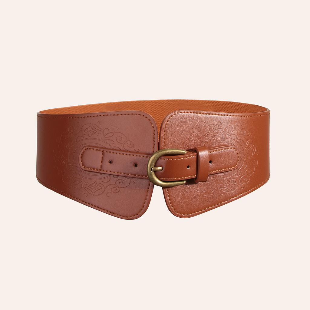 New Elastic Embossed Fashion Show Outdoor Women's Belt